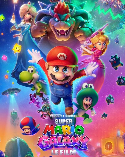 Affiche Super Mario Galaxy, le film